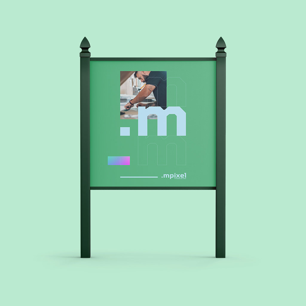 dibond mockup